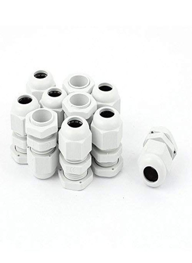 Immech - PG 9 Cable Gland, Plastic Nylon Adjustable Wire Gland Pack of 100 Pcs - Image 1